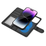 Tech-Protect Wallet MagSafe-kasse til iPhone 12 / 12 Pro - sort