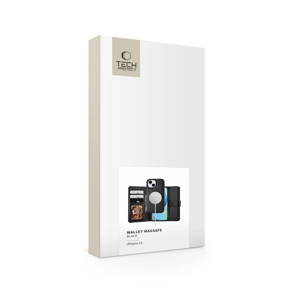 Tech-Protect Wallet MagSafe-kasse til iPhone 13 - sort
