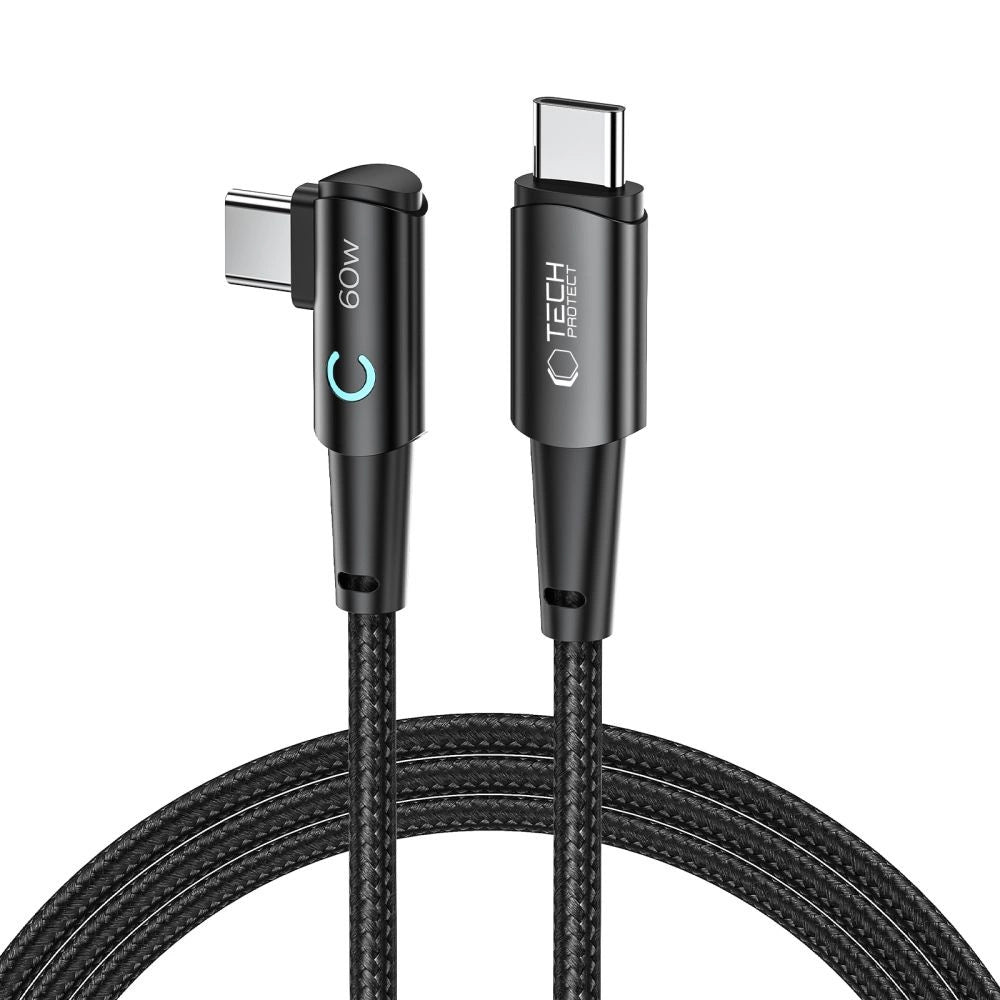 Tech-Protect UltraBoost L USB-C / USB-C 60W 6A Kabel 2m - Grå