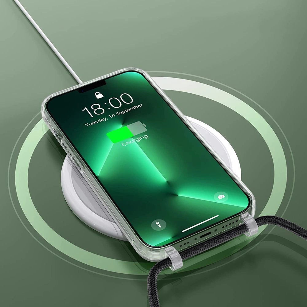 Tech-Protect FlexAir-kædefoder med MagSafe til iPhone 15 - sort/beige