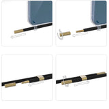 Tech-Protect FlexAir Chain Case med MagSafe til iPhone 15 Pro - sort/beige