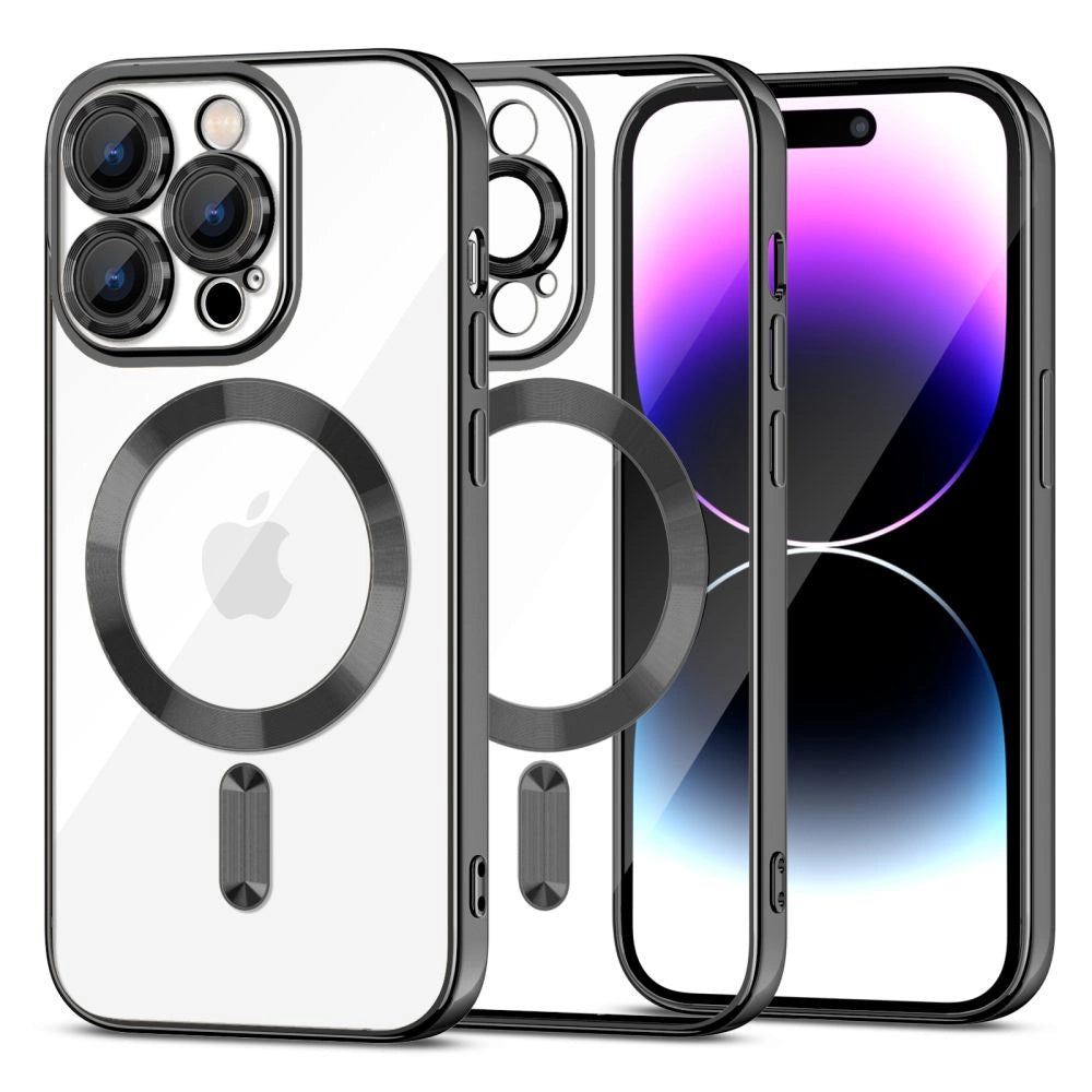 Tech-Protect MagShine Line MagSafe fodtøj til iPhone 15 Pro - sort