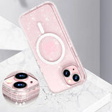 Tech-Protect FlexAir Hybrid MagSafe iPhone 15 Case - Klar Glitter