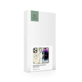 Tech-Protect MagMood MagSafe-fodral til iPhone 15 Pro - hvide daisies