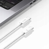 Tech-Protect UltraBoost Classic USB-C / USB-C PD-kabel 60W 3A 1m - hvid
