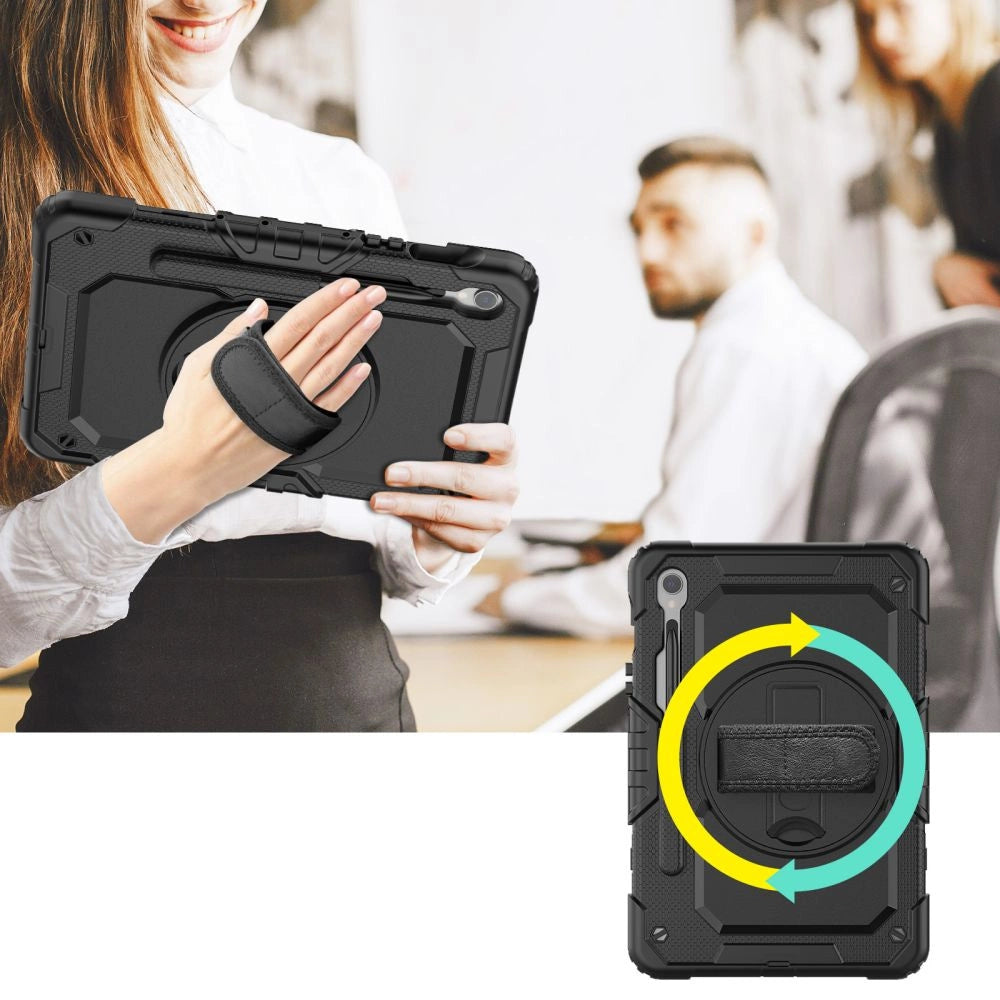 Tech-Protect Solid360 Case til Samsung Galaxy Tab S9 FE 10.9" X510 / X516B - sort