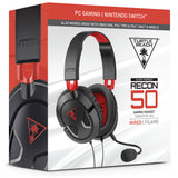 Turtle Beach Recon 50 Headset Ledningsført Spil Sort, Rød