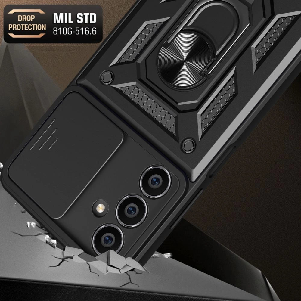 Tech-Protect CamShield Pro Case til Samsung Galaxy S23 FE - sort