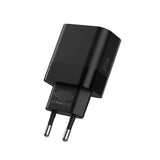 Tech-Protect C20W oplader 2x USB-C PD 20W - sort