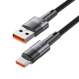 Tech-Protect UltraBoost USB-C / USB-A Kabel 66W 6A 0,5m - Grå