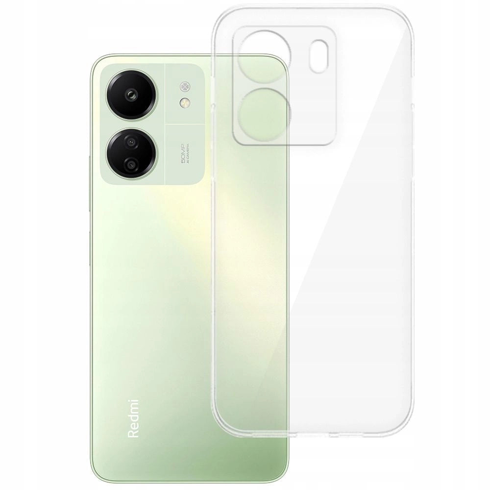 Tech-Protect FlexAir+-kasse til Xiaomi Redmi 13C / Poco C65 - gennemsigtig
