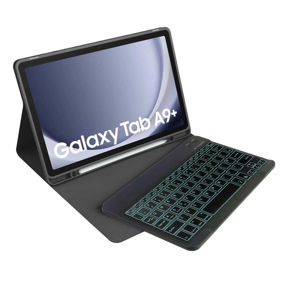 Tech-Protect SC Pen + Keyboard Case med tastatur til Samsung Galaxy Tab A9+ 11" X210 / X215 / X216 - sort