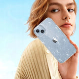 Tech-Protect FlexAir Hybrid Case til Samsung Galaxy S23 FE - Clear-Glitter