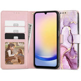 Tech-Protect Wallet Case til Samsung Galaxy A25 5G - Pink Marble