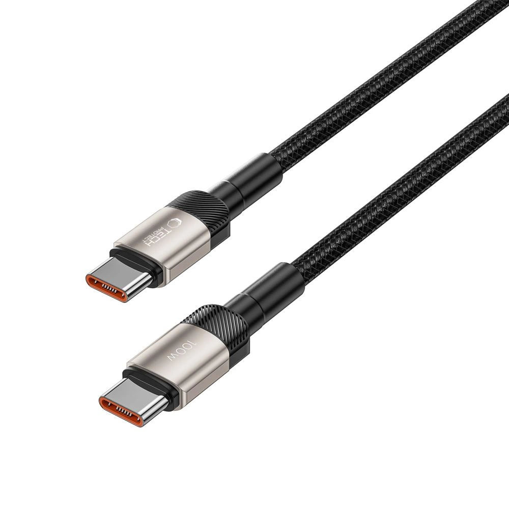 Tech-Protect UltraBoost Evo USB-C / USB-C PD kabel 100W 5A 2m - titanium