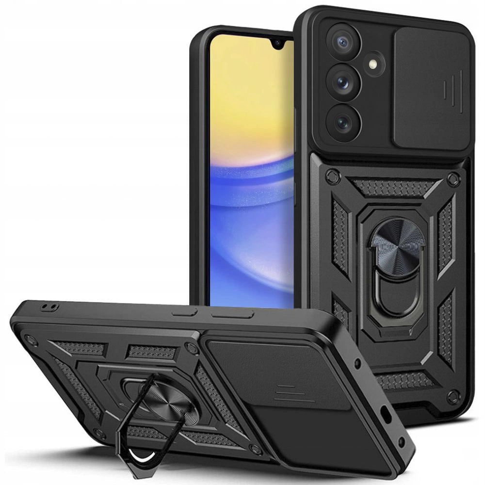 Tech-Protect CamShield Pro Case til Samsung Galaxy A15 4G / 5G - sort