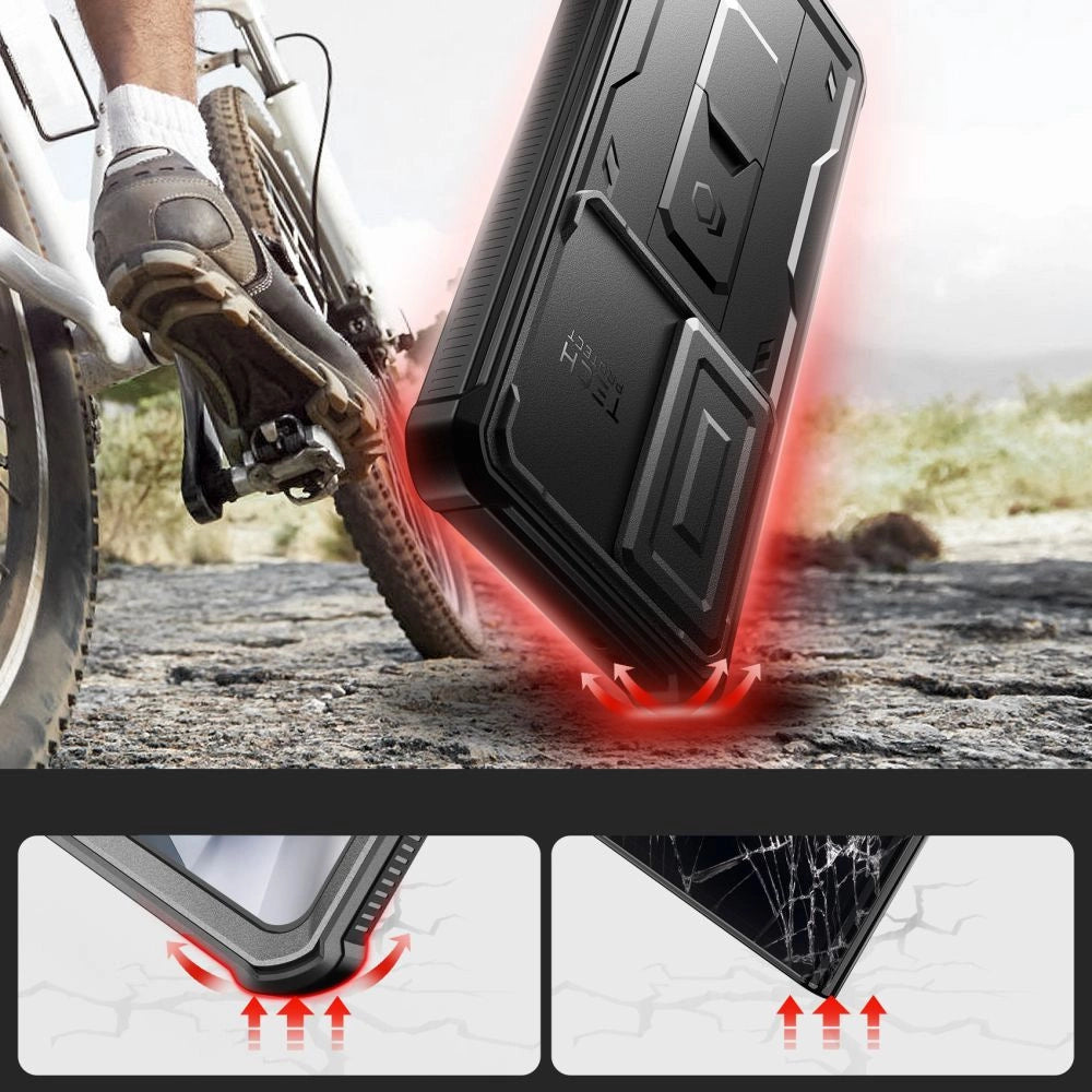 Tech-Protect Kevlar Cam+ Case til Samsung Galaxy S24 Ultra - sort