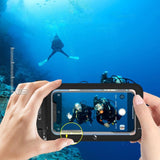 Tech-Protect Waterproof Case UWC9 vandtæt til enheder op til 8,9" - sort og orange