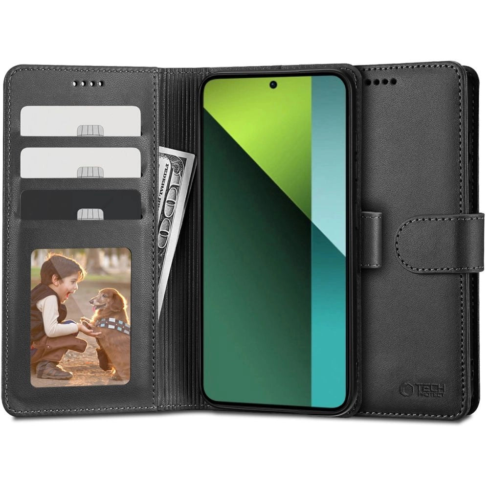 Tech-Protect Wallet Case til Xiaomi Redmi Note 13 Pro 5G / Poco X6 5G - sort