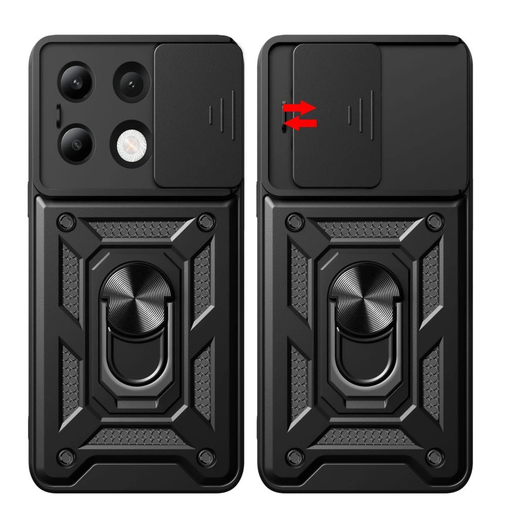 Tech-Protect CamShield Pro Case til Xiaomi Redmi Note 13 4G / LTE - sort