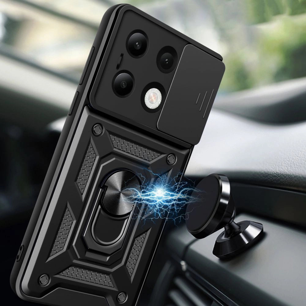 Tech-Protect CamShield Pro Case til Xiaomi Redmi Note 13 4G / LTE - sort