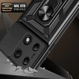 Tech-Protect CamShield Pro Case til Xiaomi Redmi Note 13 Pro 4G / LTE / Poco M6 Pro 4G / LTE - sort