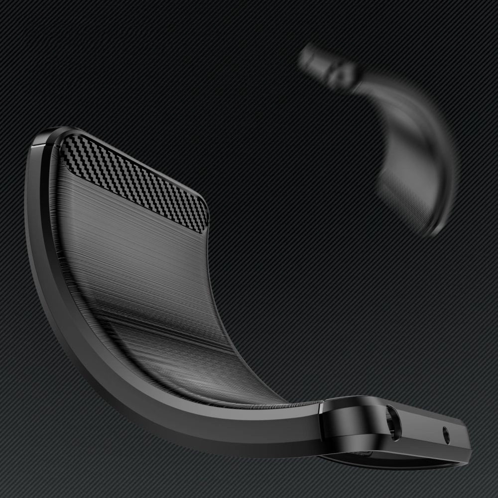 Tech-Protect TPUCarbon Case til Motorola Moto G24 / G24 Power / G04 - sort