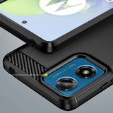 Tech-Protect TPUCarbon Case til Motorola Moto G24 / G24 Power / G04 - sort