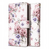 Tech-Protect Wallet Case til Samsung Galaxy A55 5G - Pink Flowers