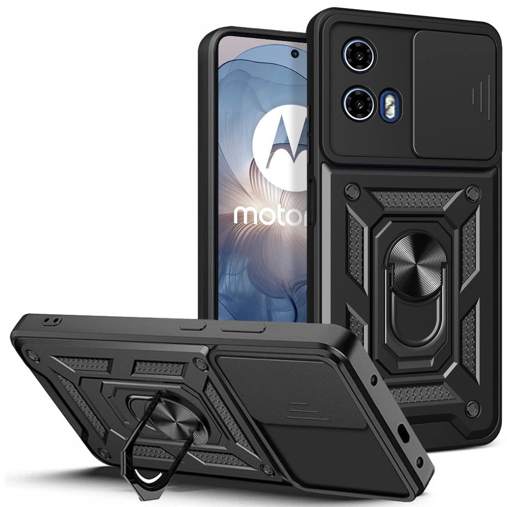 Tech-Protect CamShield Pro Case til Motorola Moto G24 / G24 Power / G04 - sort