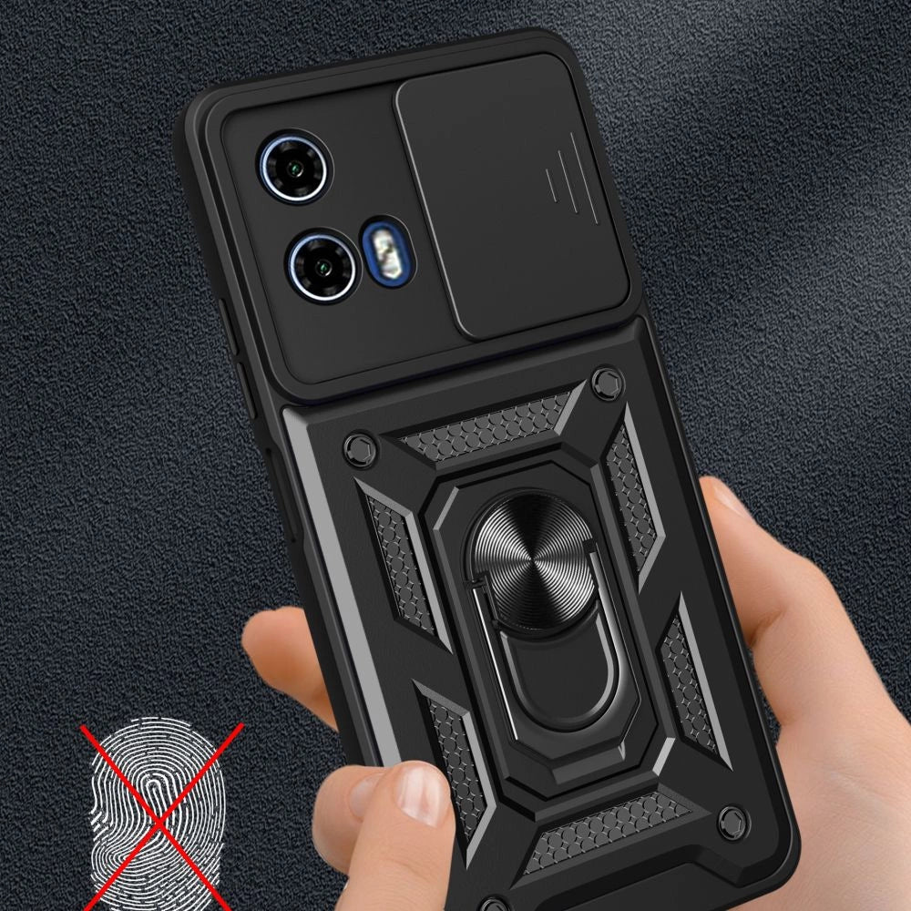 Tech-Protect CamShield Pro Case til Motorola Moto G24 / G24 Power / G04 - sort
