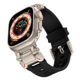Tech-Protect Delta Pro Strap til Apple Watch 4 / 5 / 6 / 7 / 8 / 9 / SE / Ultra 1 / 2 (42/44/45/49 mm) - sort-titanium