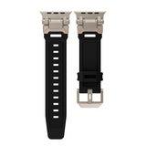 Tech-Protect Delta Pro Strap til Apple Watch 4 / 5 / 6 / 7 / 8 / 9 / SE / Ultra 1 / 2 (42/44/45/49 mm) - sort-titanium