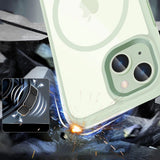 Tech-Protect MagMat MagSafe iPhone 15 Case - klar grøn