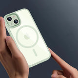 Tech-Protect MagMat MagSafe iPhone 15 Case - klar grøn
