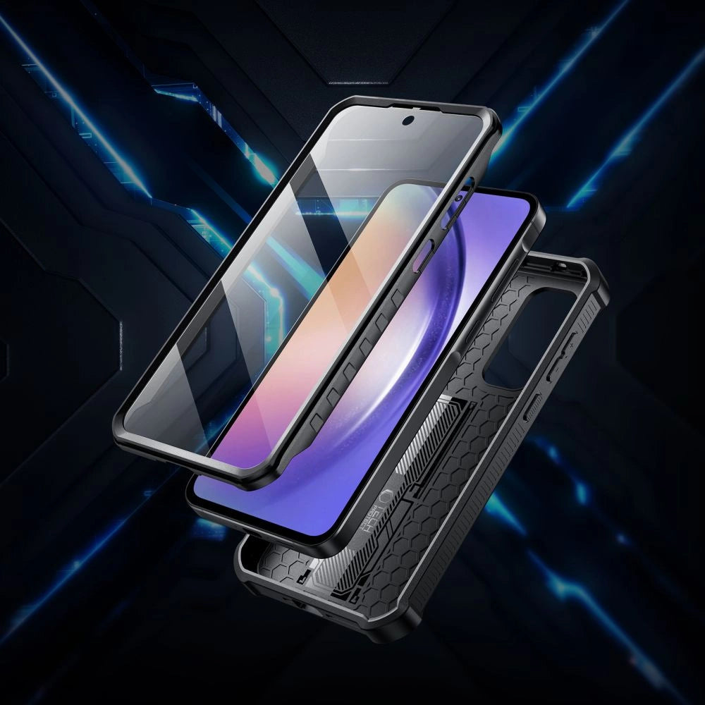 Tech-Protect Kevlar Cam+ Case til Samsung Galaxy A55 5G - sort