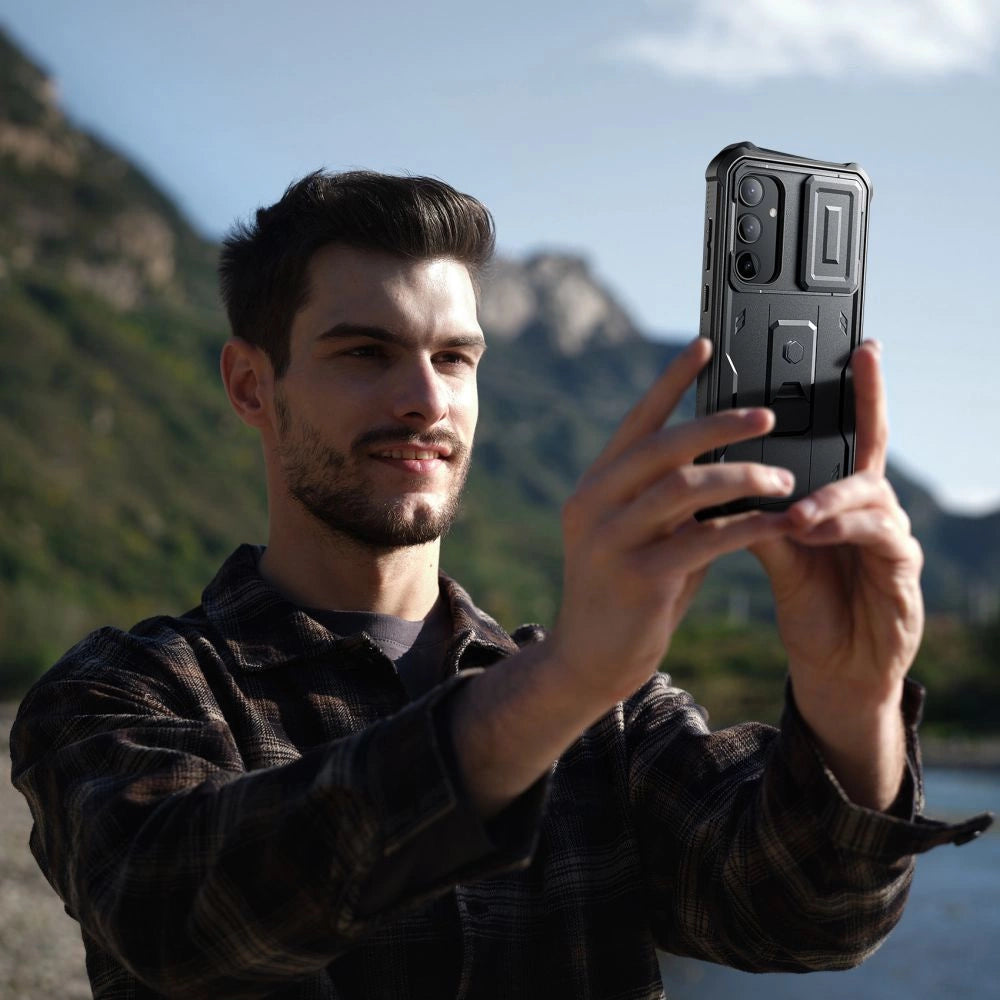 Tech-Protect Kevlar Cam+ Case til Samsung Galaxy A55 5G - sort