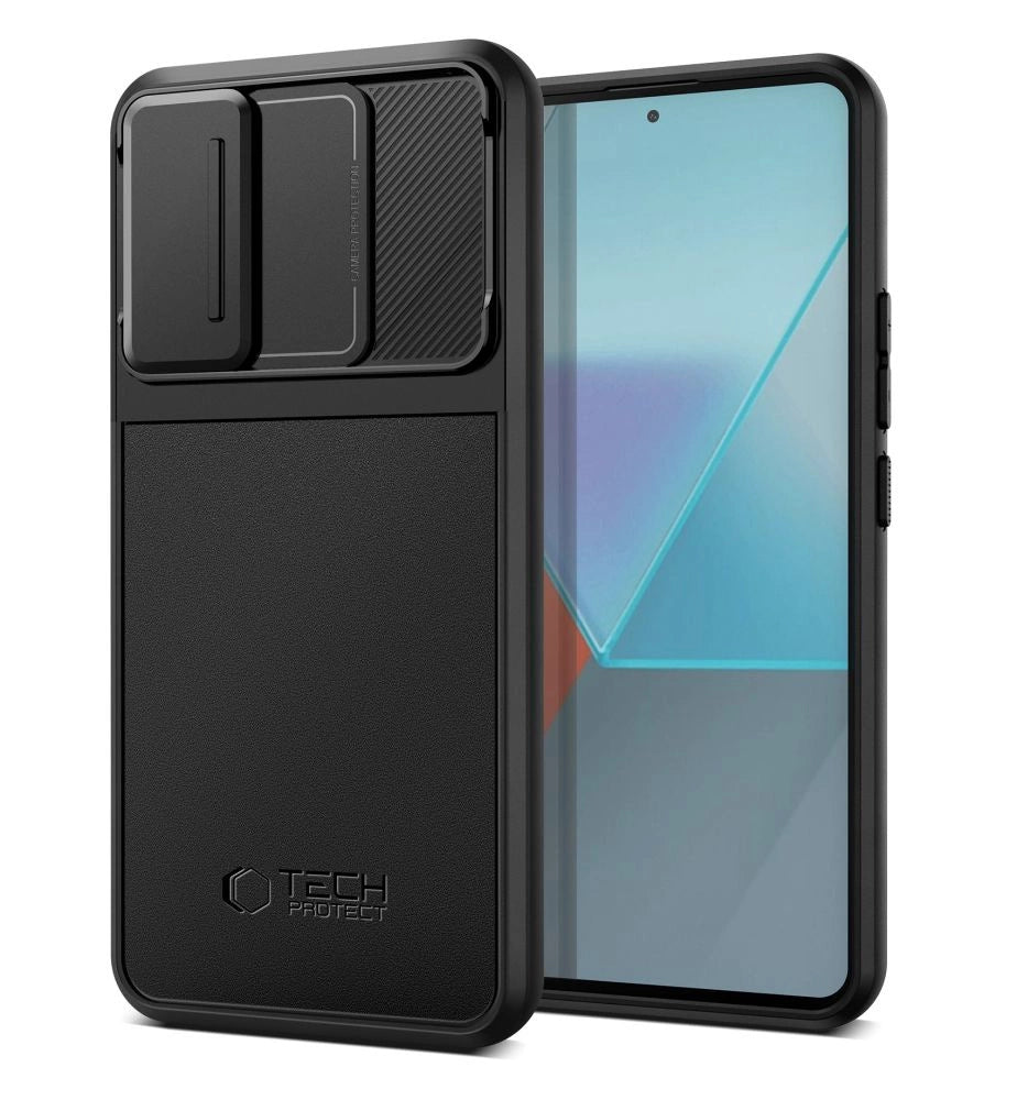 Tech-Protect Velar Cam+ Case til Xiaomi Redmi Note 13 Pro 5G / Poco X6 5G - sort