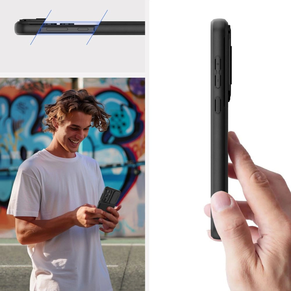 Tech-Protect Velar Cam+ Case til Samsung Galaxy A55 5G - sort