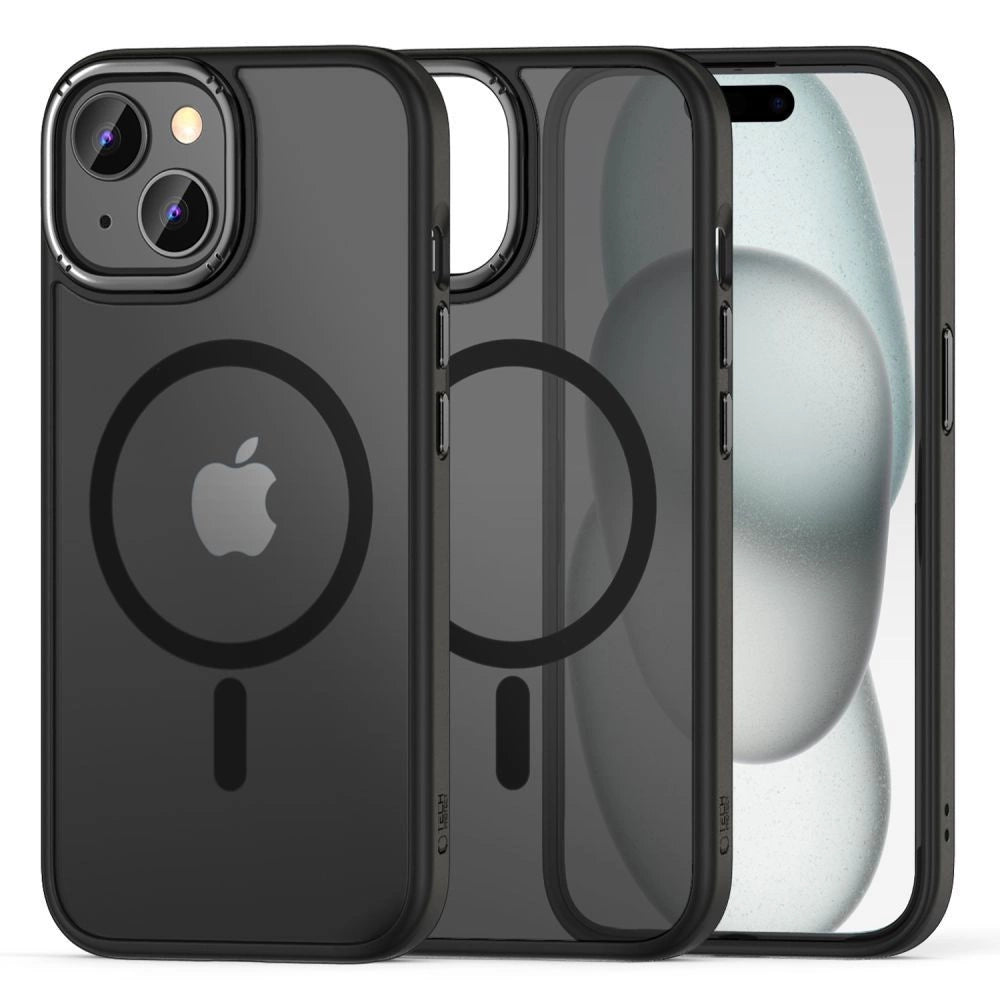 Tech-Protect MagMat 2 MagSafe iPhone 15 Case - Matte sort