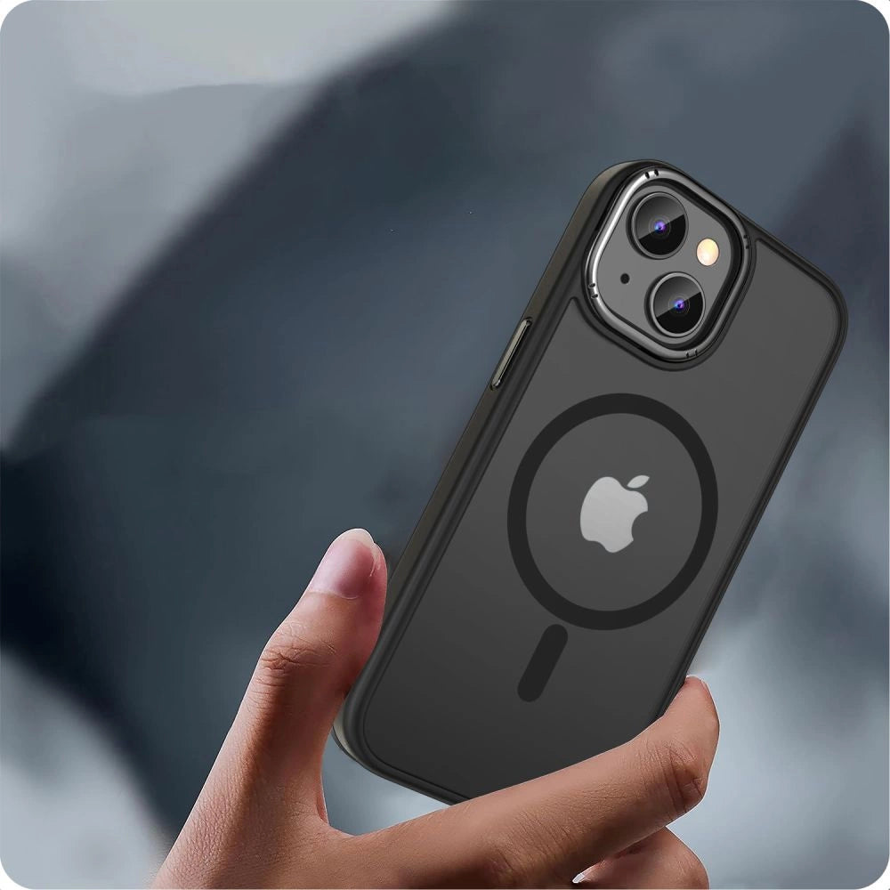 Tech-Protect MagMat 2 MagSafe iPhone 15 Case - Matte sort