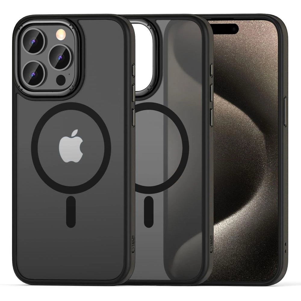 Tech-Protect MagMat 2 MagSafe Case til iPhone 15 Pro Max - Matte Black