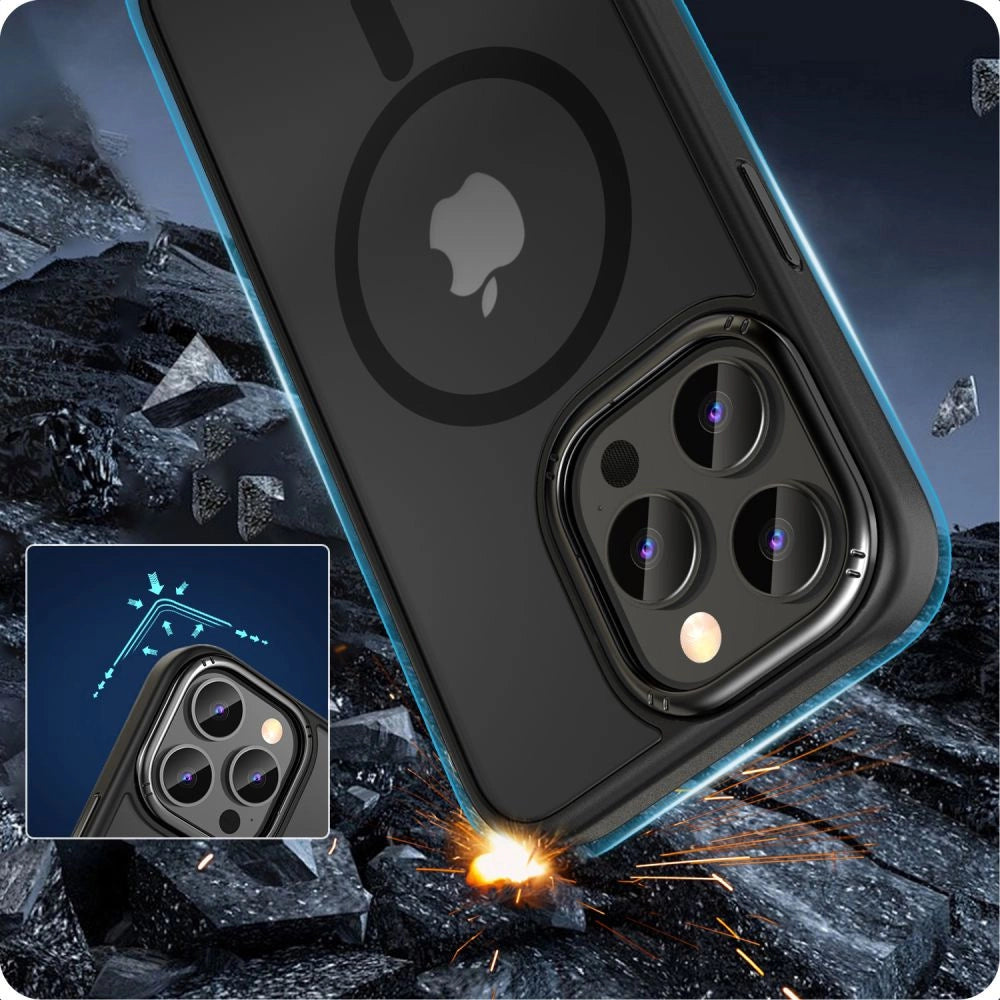 Tech-Protect MagMat 2 MagSafe Case til iPhone 15 Pro Max - Matte Black