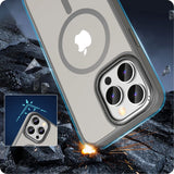 Tech-Protect MagMat 2 MagSafe-hylster til iPhone 15 Pro Max - titan matte