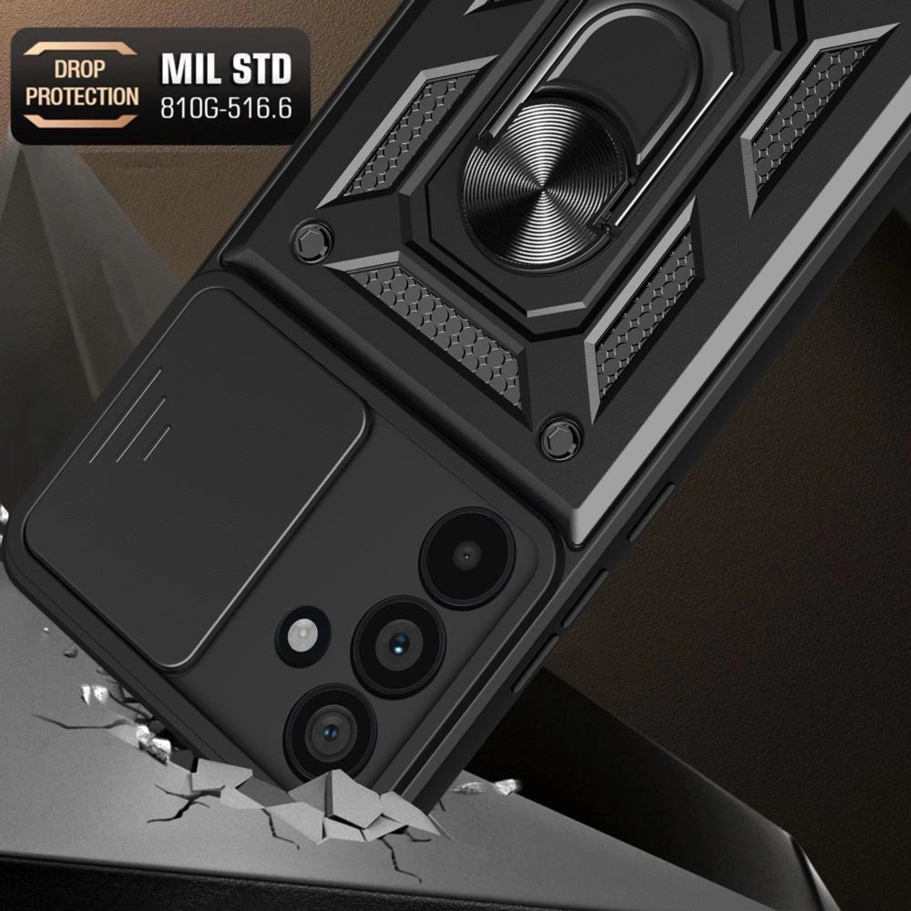Tech-Protect CamShield Pro Case til Samsung Galaxy M55 5G - sort