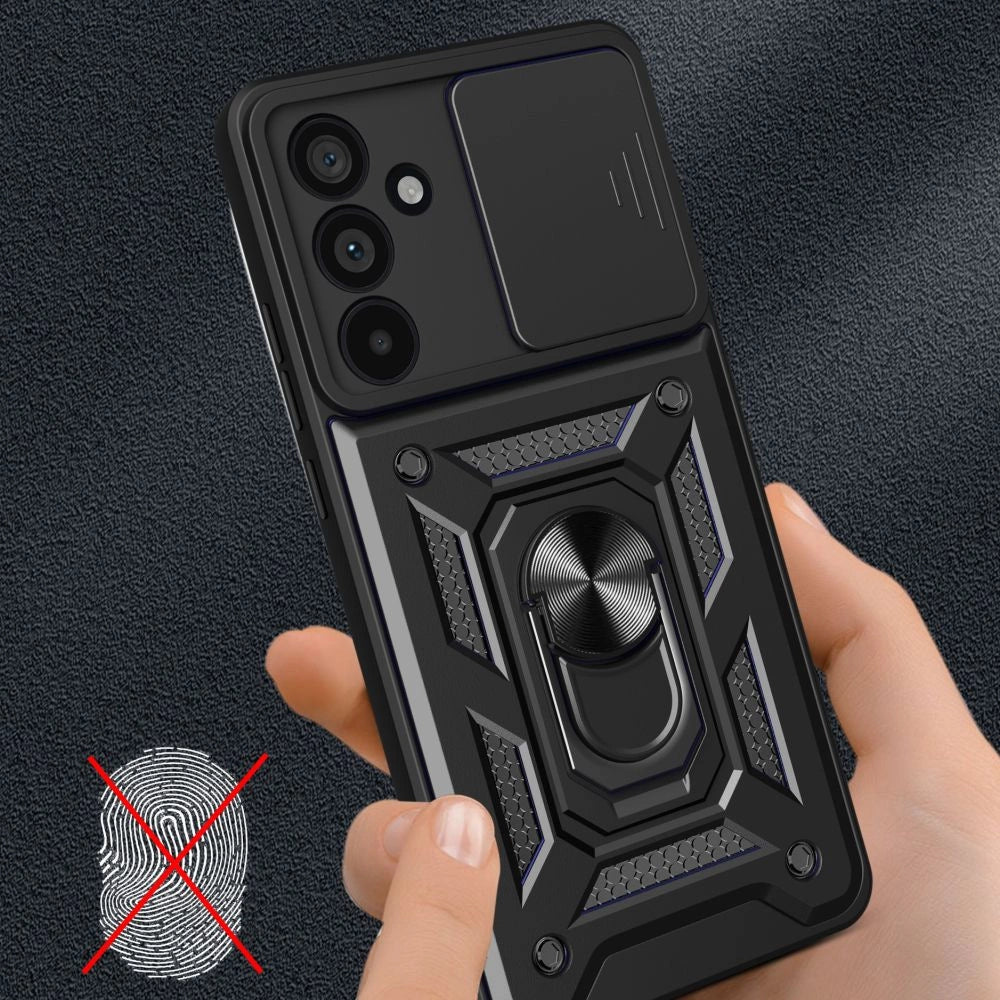 Tech-Protect CamShield Pro Case til Samsung Galaxy M55 5G - sort