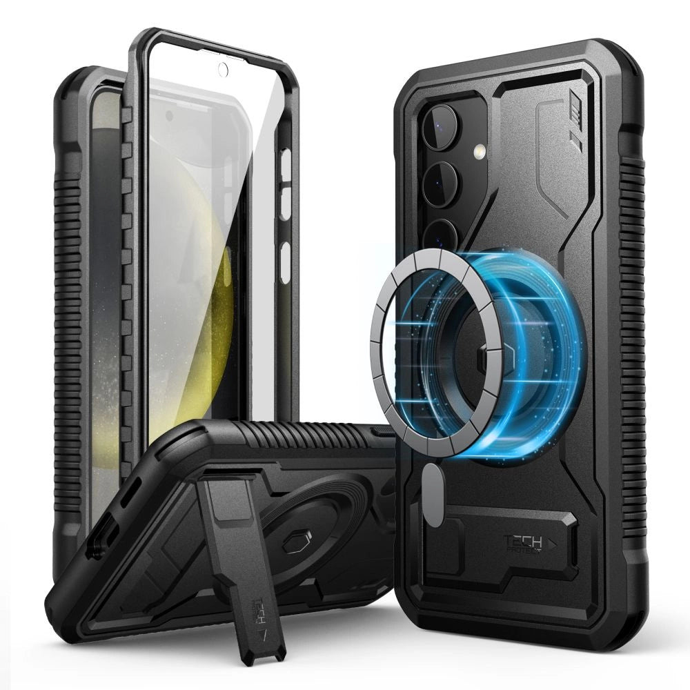 Tech-Protect Kevlar MagSafe+ Case til Samsung Galaxy S24+ - sort