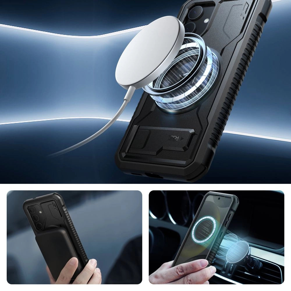Tech-Protect Kevlar MagSafe+ Case til Samsung Galaxy S24+ - sort