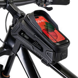Tech-Protect V2 cykeltaske med telefonrum 1,2 l - sort