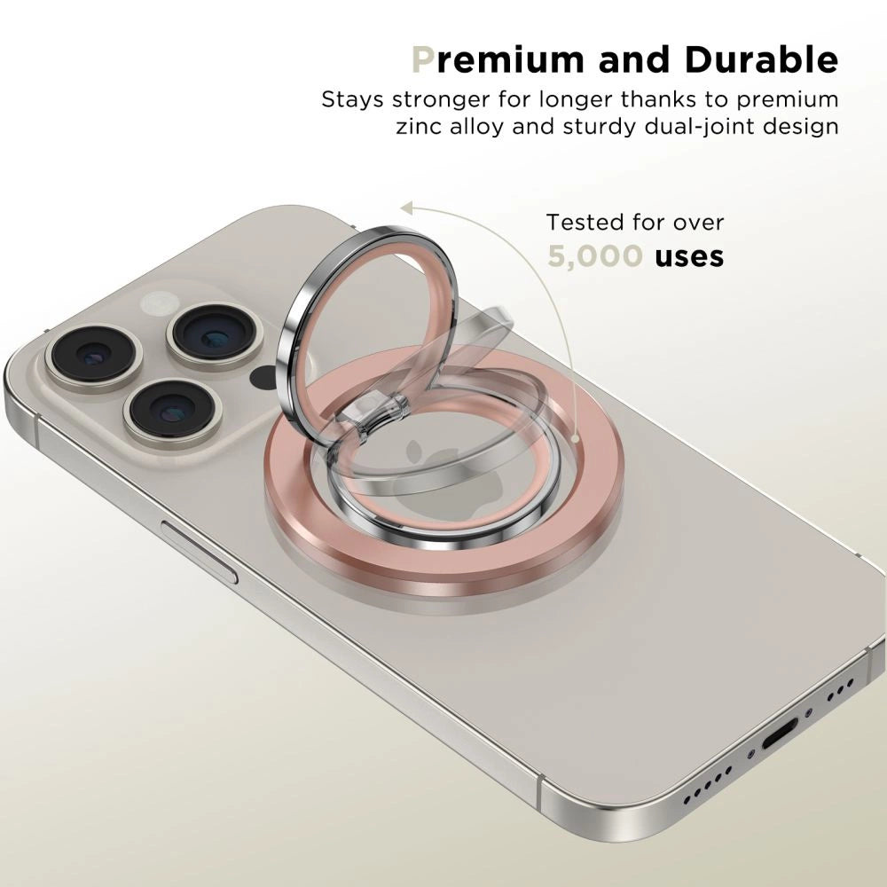 Tech-Protect MMR300 magnetholder/ring med MagSafe - lyserød